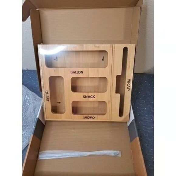 2 in 1 storage bags organizer + wrap dispenser - Picture 3 of 4